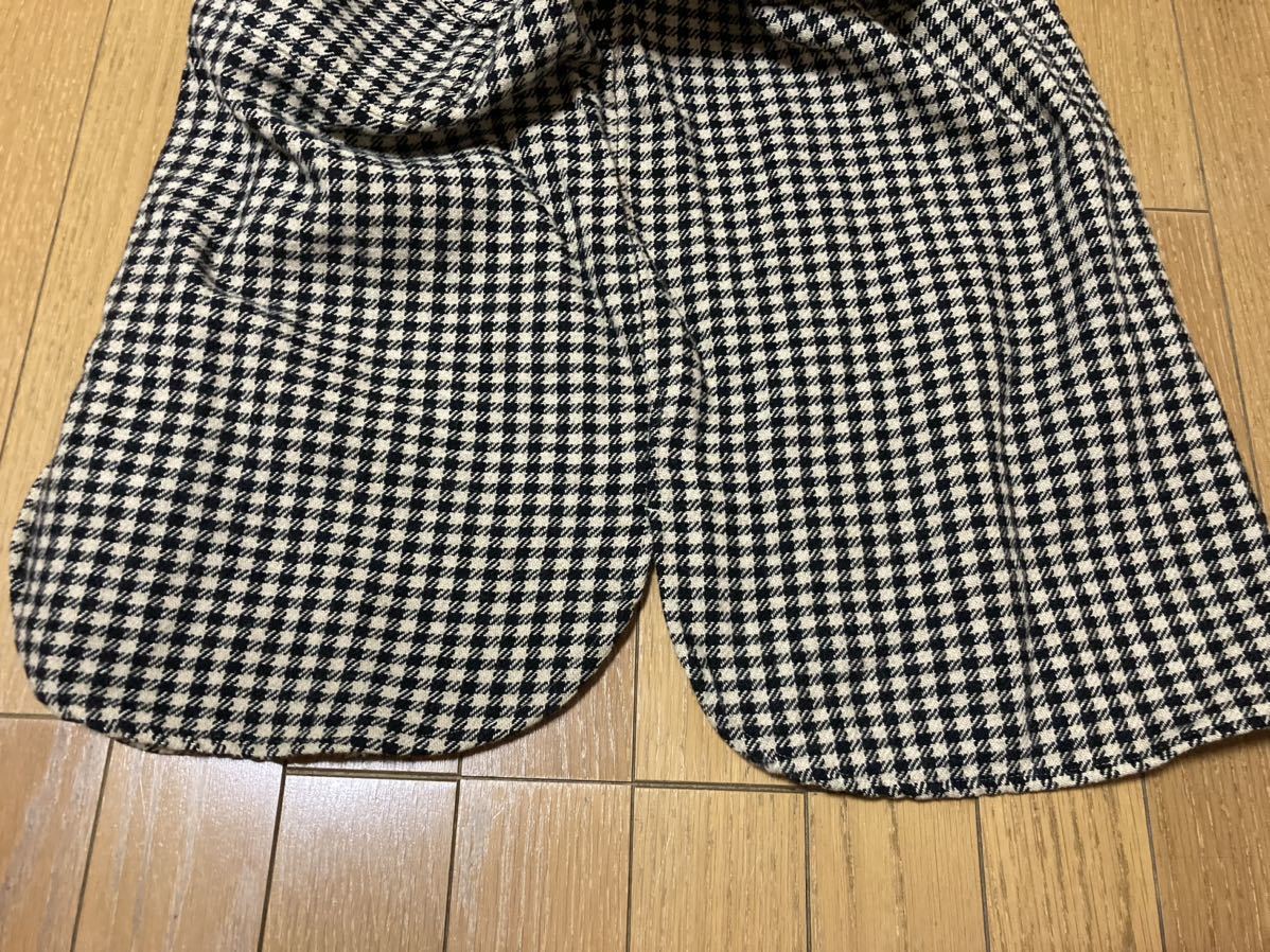 USA製 RRL 三ツ星 千鳥格子 CPO ウールシャツ M ギンガム USA製 RRL 三ツ星 千鳥格子 CPO ウールシャツ M ギンガム