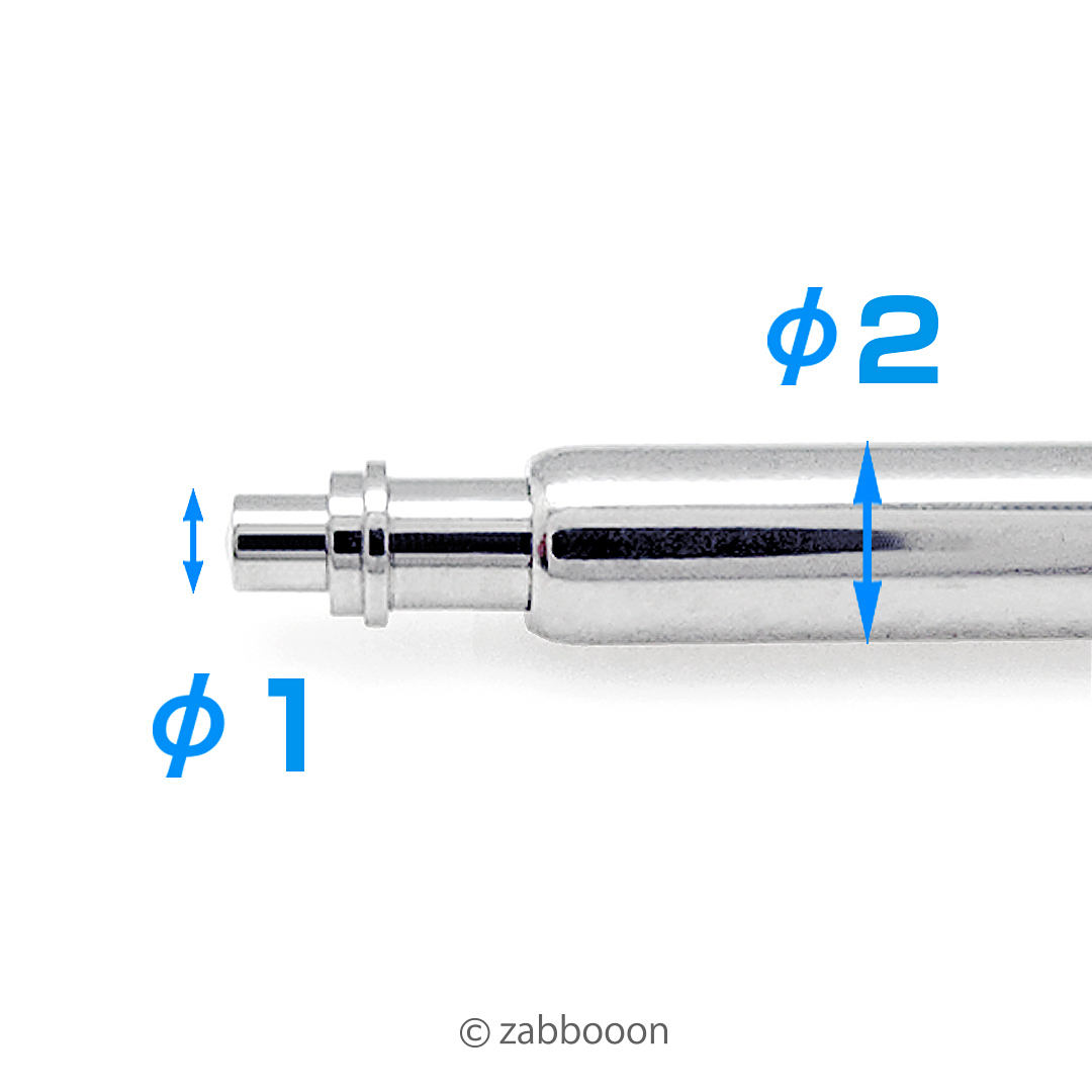 ロレックス用 バネ棒 20mm スポーツ系【高品質 スイス製 フリンジ式】φ2mm 4本１セット エクスプローラーII GMTマスターII 新品未使用_画像4