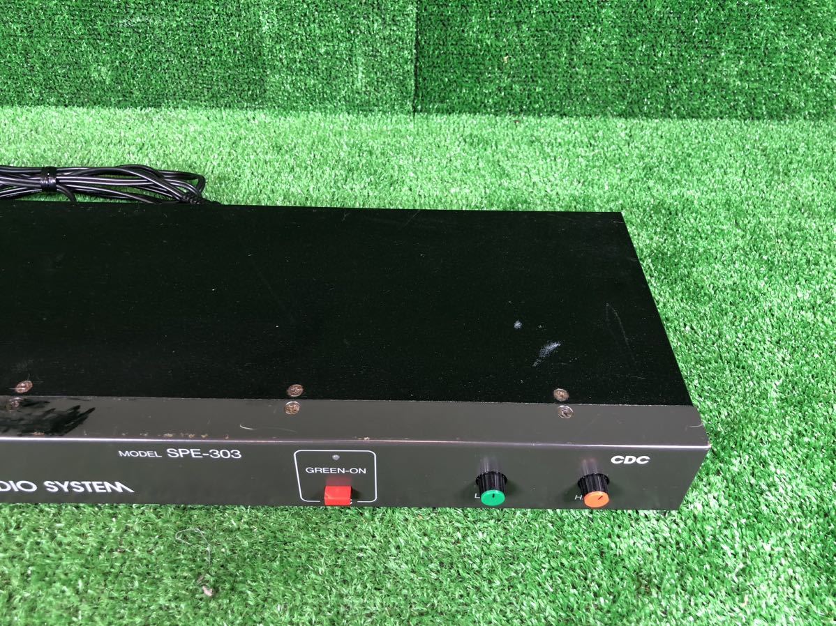 3-406】SSC audio System オーディオシステム SPE-303 カラオケ機器_画像3