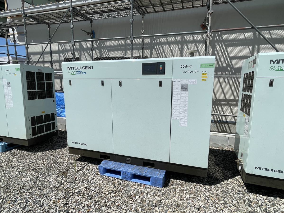 三井精機工業 水潤滑 インバータ オイルフリー コンプレッサ 50 三井精機工業 水潤滑 インバータ オイルフリー コンプレッサ 50