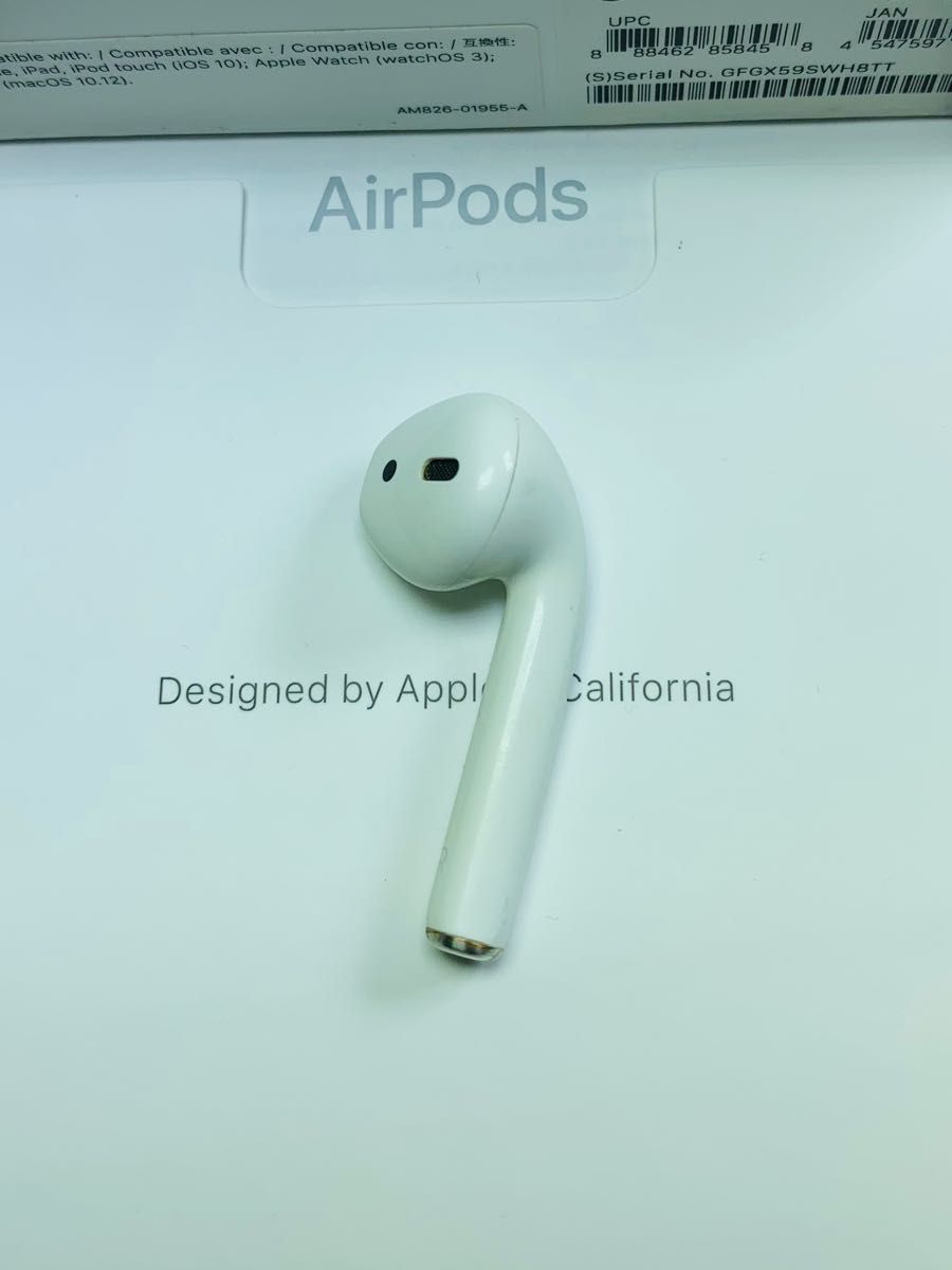 Apple AirPods 第1世代の右側イヤホンのみ アップル正規品 動作品 音質