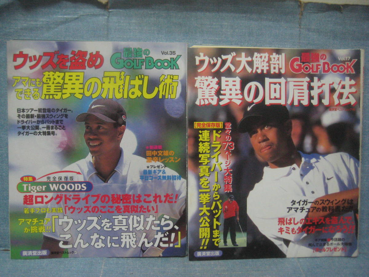 ☆希少 絶版 タイガーウッズ 全盛期 レッスン本2冊セット 最強のゴルフブック タイガーのスウィングが学べる本 入手困難☆の画像1