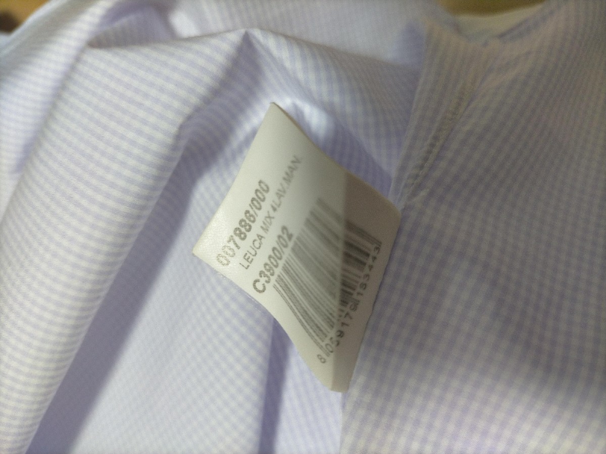 期間限定値下げISAIAイザイア イタリア製ドレスシャツ ライトパープル