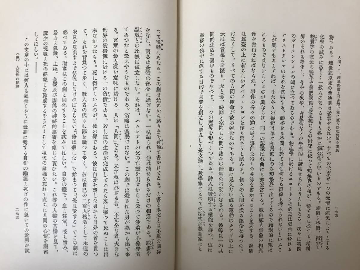 r34●疾風怒濤時代と現代独逸文学 成瀬無極 ドイツ文学 戦前古書 昭和4年 改造社 表現主義/シュトルム・ウント・ドラング 疾風怒濤 231011