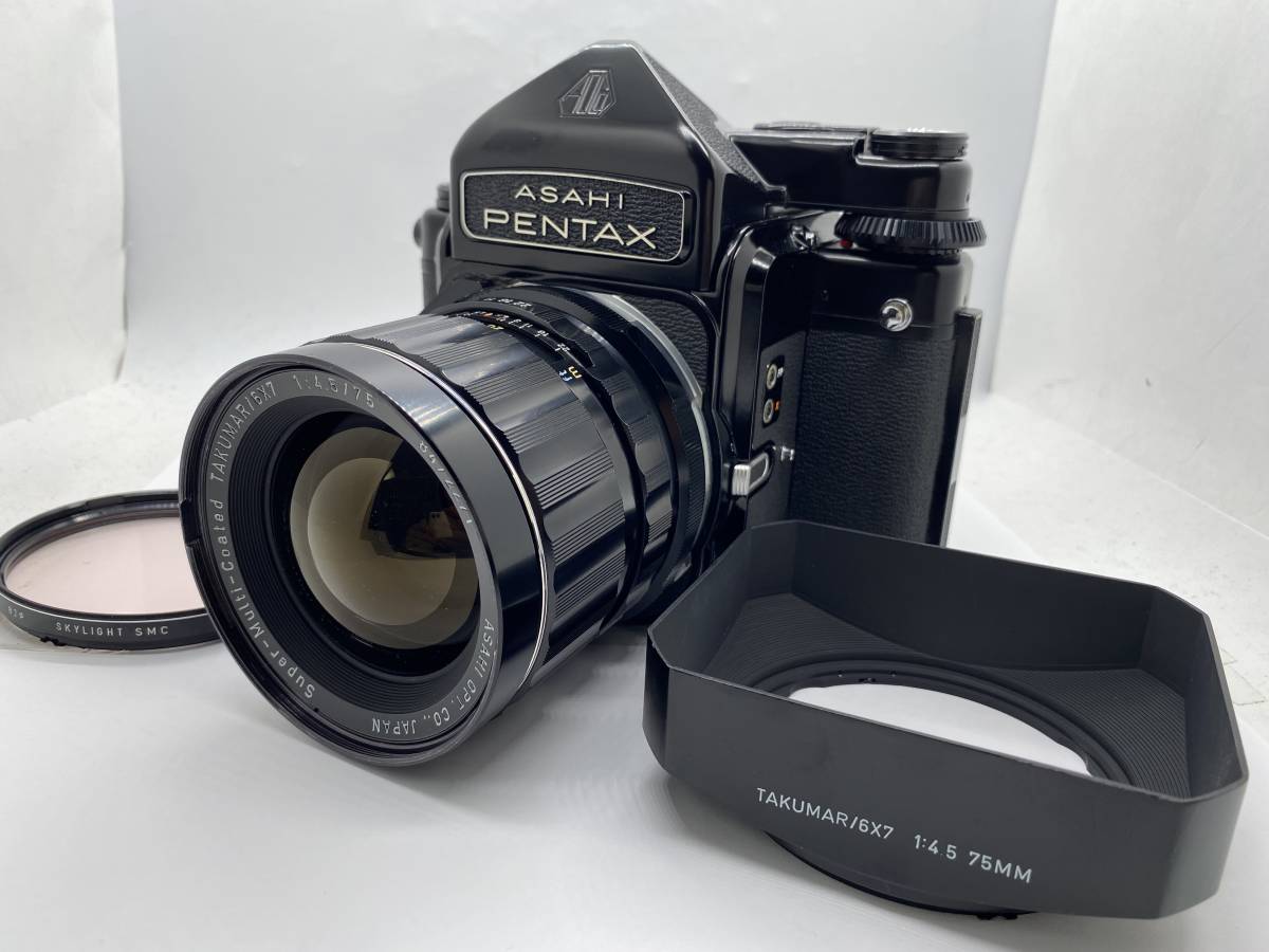 2022新発 Pentax 【美品/シャッター、露出計動作品】ペンタックス 6x7