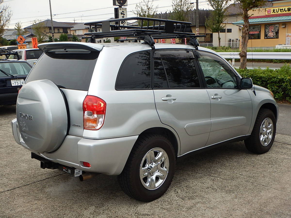 USDM RAV4 4WD 5D exterior full US. roof rack bug guard CURT hitchmember vehicle inspection "shaken" H30/12