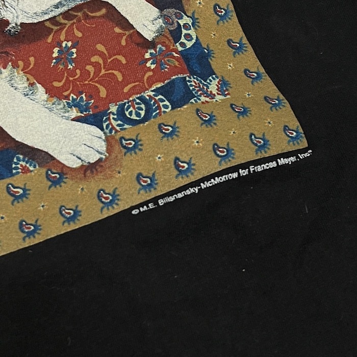 【送料無料】USA製 90s M.E. Bilisnansky McMorrow イングリッシュスプリンガースパニエル 犬 Tシャツ vintage 古着_画像4