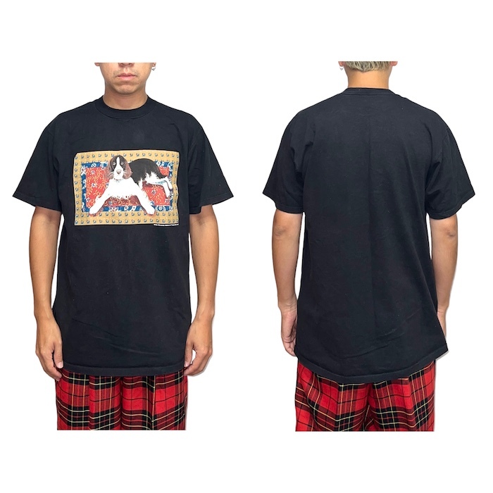 【送料無料】USA製 90s M.E. Bilisnansky McMorrow イングリッシュスプリンガースパニエル 犬 Tシャツ vintage 古着_画像6