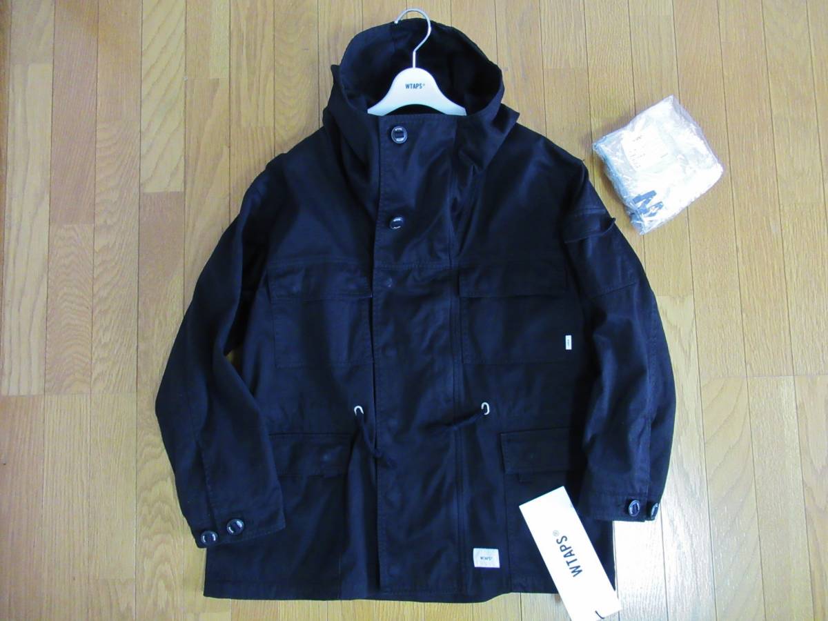 18AW size M PARASMOCK / JACKET. COTTON. WP black WTAPS WTaps