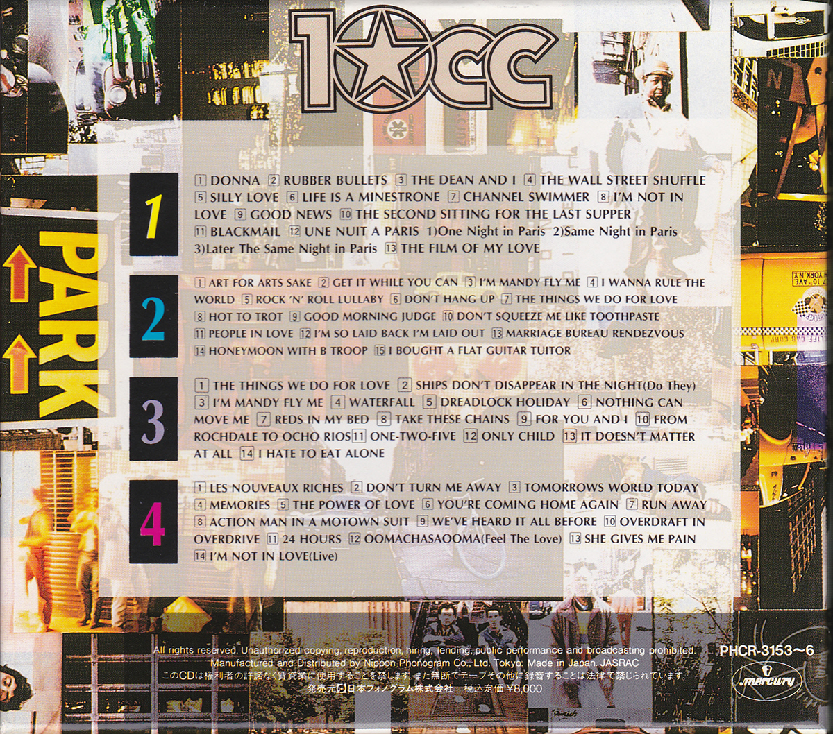 10cc / GREAT BOX 4CD SET 日本独自企画　廃盤！　未収録曲14曲を収録　プレスミス＆修正ディスク付き_画像2