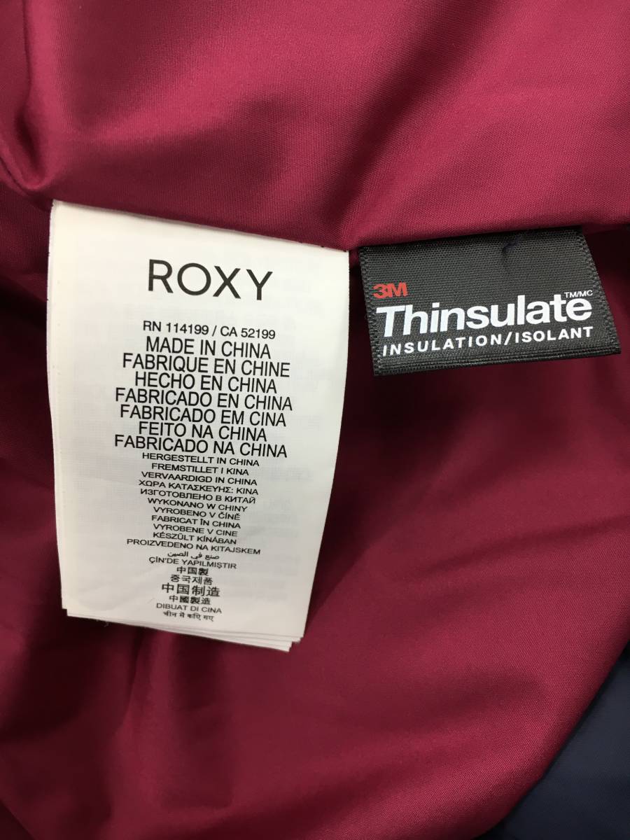  new goods unused goods ROXY Roxy jumper jacket coat collar boa attaching removed possibility S size GRJJK3009L navy navy blue color 