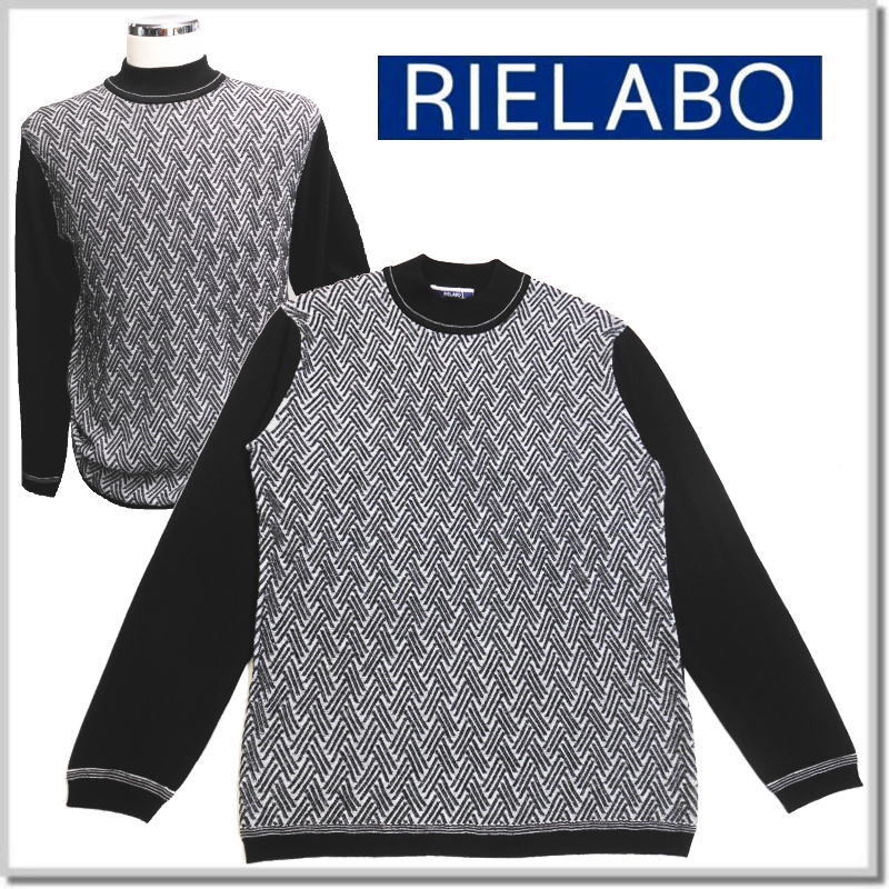 リエラボ RIELABO (NICOLE CLUB FOR MEN) ハイゲージモックネックニット 3564-6050-48(L) ハイネックセーター_画像1