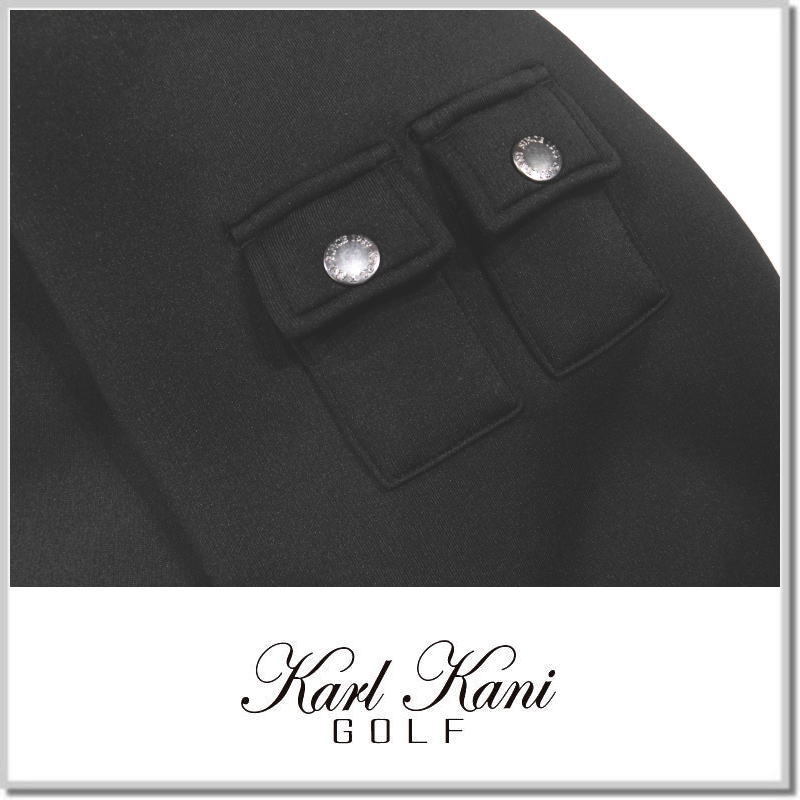 カールカナイゴルフ Karl Kani GOLF 裏フリース スタンド ブルゾン 233KG1304-L ジャケット 裏フリースジャージ