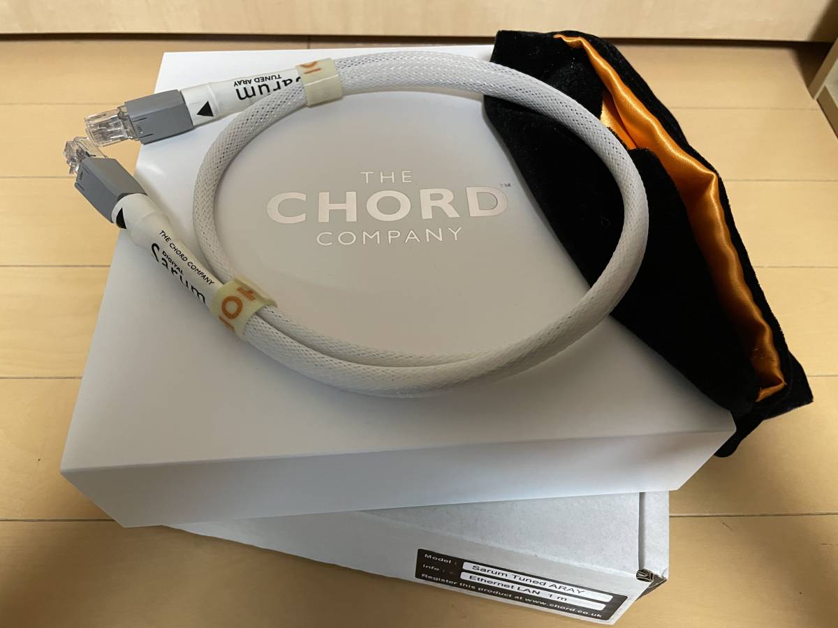 CHORD オーディオ用LANケーブル Sarum Tuned ARRAY 1.0m (中古)_画像1