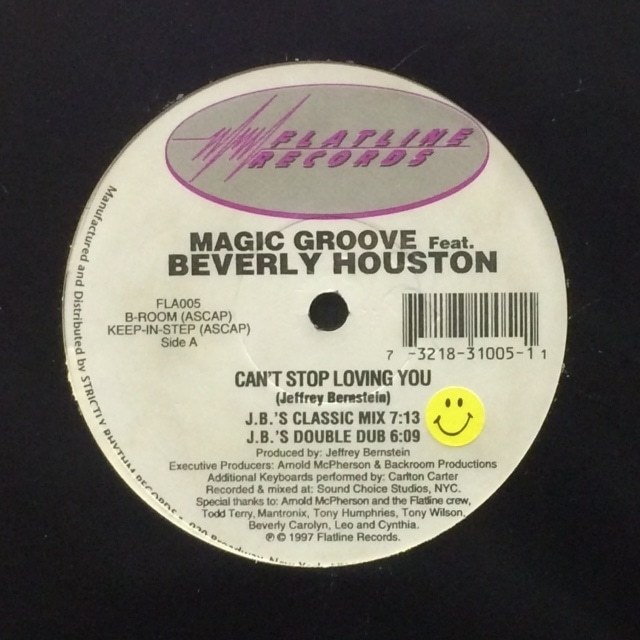 Magic Groove Feat. Beverly Houston - Can't Stop Loving You（★盤面ほぼ良品！）_画像1