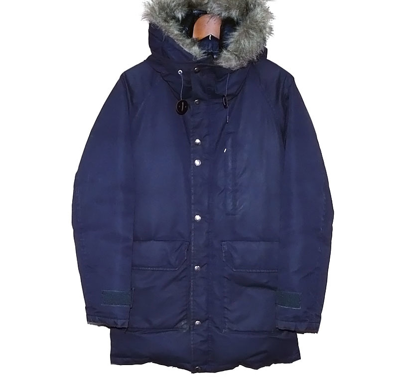 THE NORTH FACE PURPLE LABEL LONG SEROW ダウンジャケット ■M ネイビー ■ノースフェイス パープルレーベル ファー ナナミカ