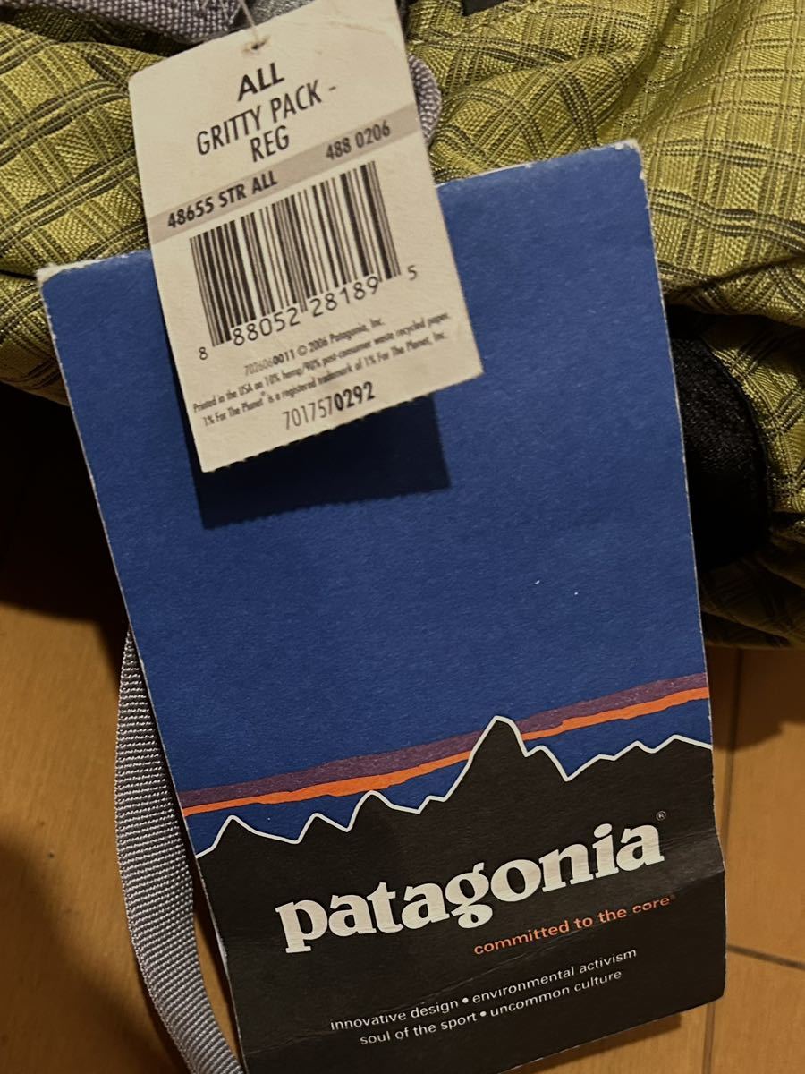 貴重新品未使用　Patagonia パタゴニア　Gritty Packグリッティパック　バックパック