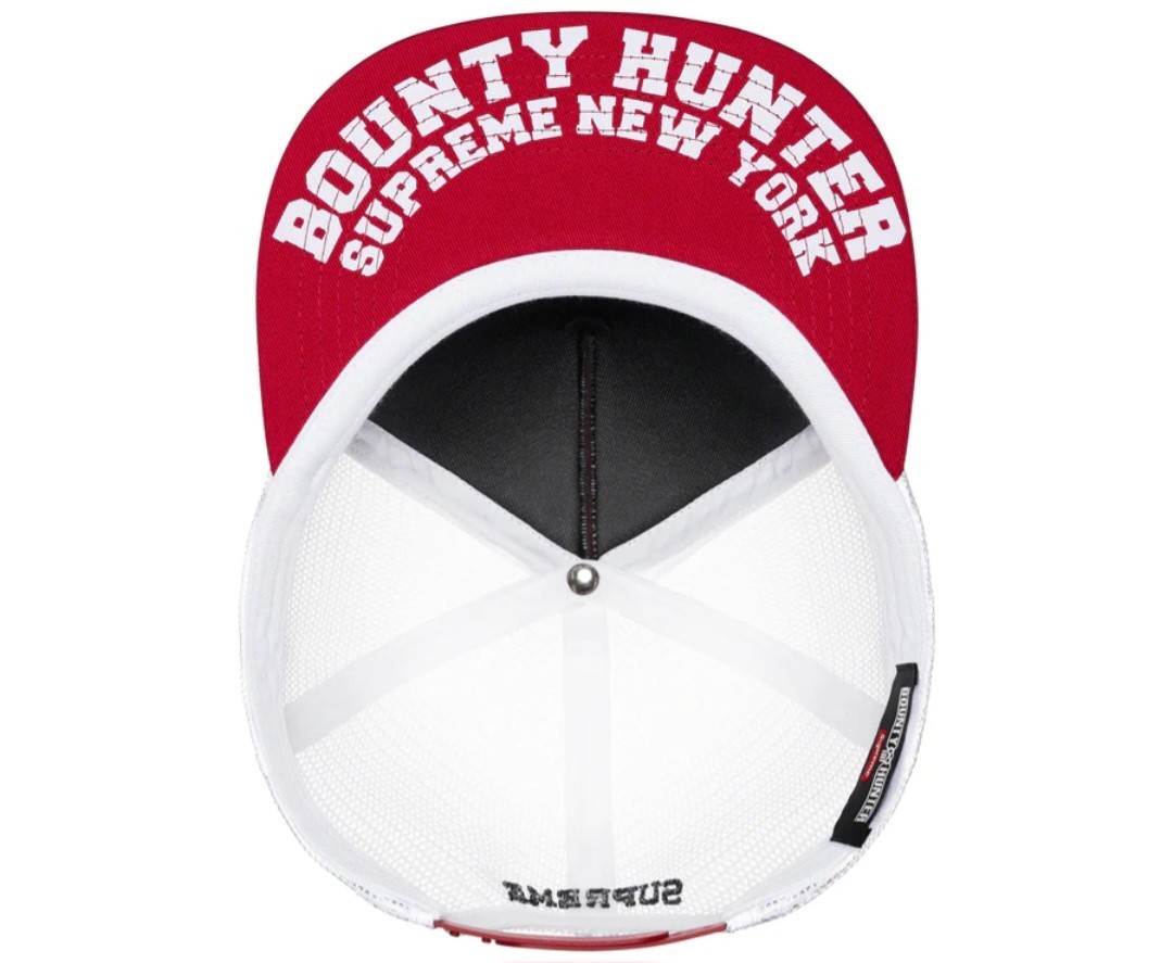 レア コラボ Supreme メッシュキャップ bounty hunter レッド 赤