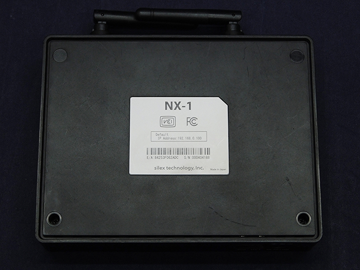 サイレックス・テクノロジー silex technology NX-1 NX1 無線LAN環境調査用デバイス IEEE802.11a/b/g/n 中古_画像5