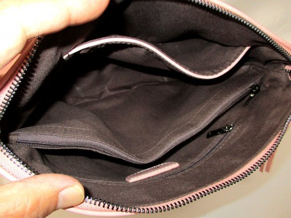 [P332]Meitrue 2way bag * shoulder * clutch PK rose. type pushed . diagonal ..W28cm