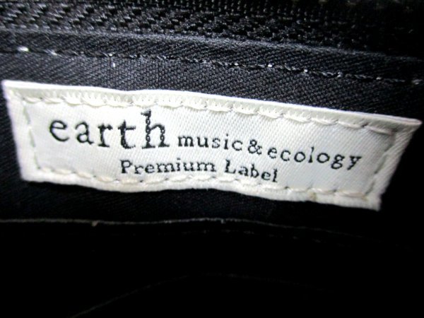 earth music & ecology/アースミュージック&エコロジー◇2wayミニバッグ　お財布機能付き　BK　W22cm_画像9