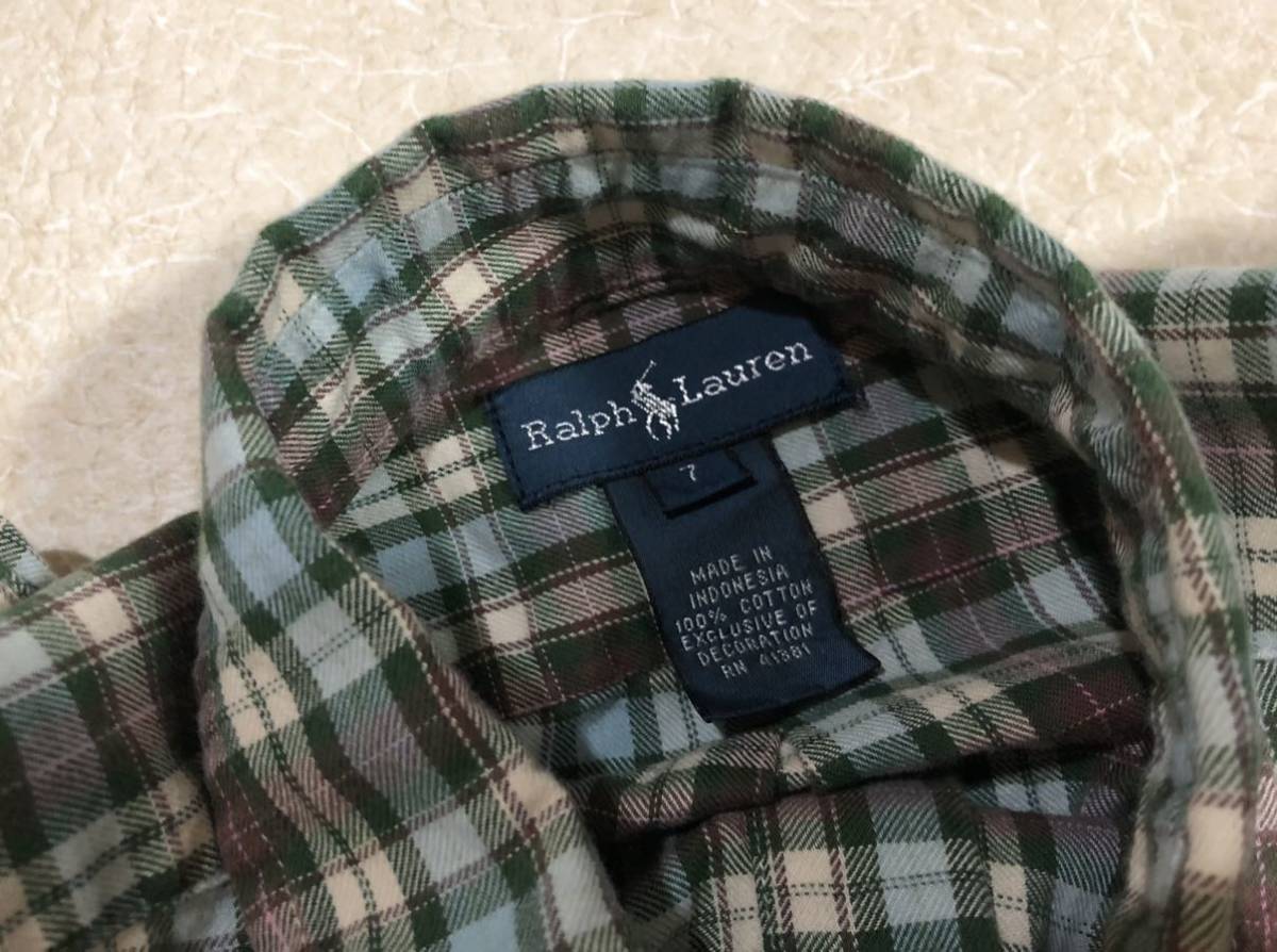 美品　120 (7) 　 Ralph Lauren 　ラルフローレン　シャツ_画像3