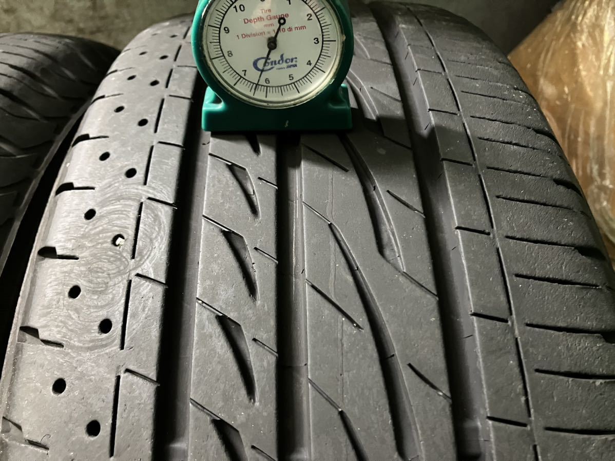 【REGNO GRVII 225/55R18 98V】 2019年製造4本 ブリヂストン レグノ 225-55R18 4本セットGRV2 超バリ溝E52エルグラZR-VエクリプスXなど岐阜_画像7