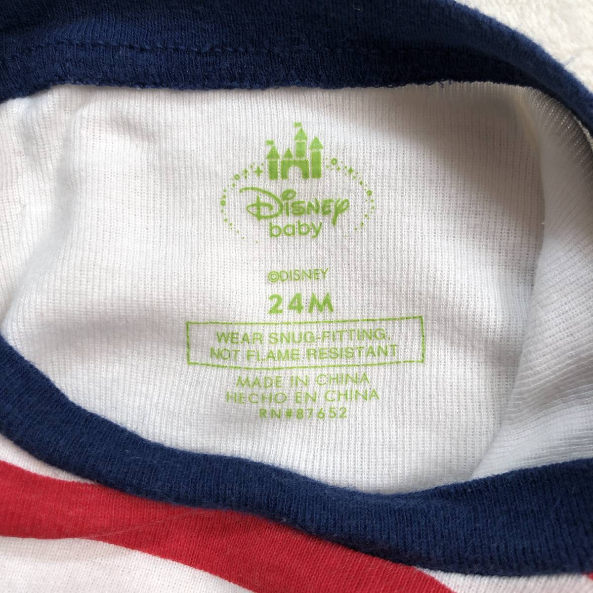 WS0332 Disney baby ディズニーベビー ベビー Tシャツ 半袖 かわいい 24M ミッキーマウス_画像5