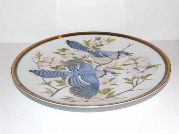 FRANKLINPORCELAIN(フランクリンポーセリン) 　Woodland Birds of the World　飾り皿　約27cm　841223AA508-238_画像2