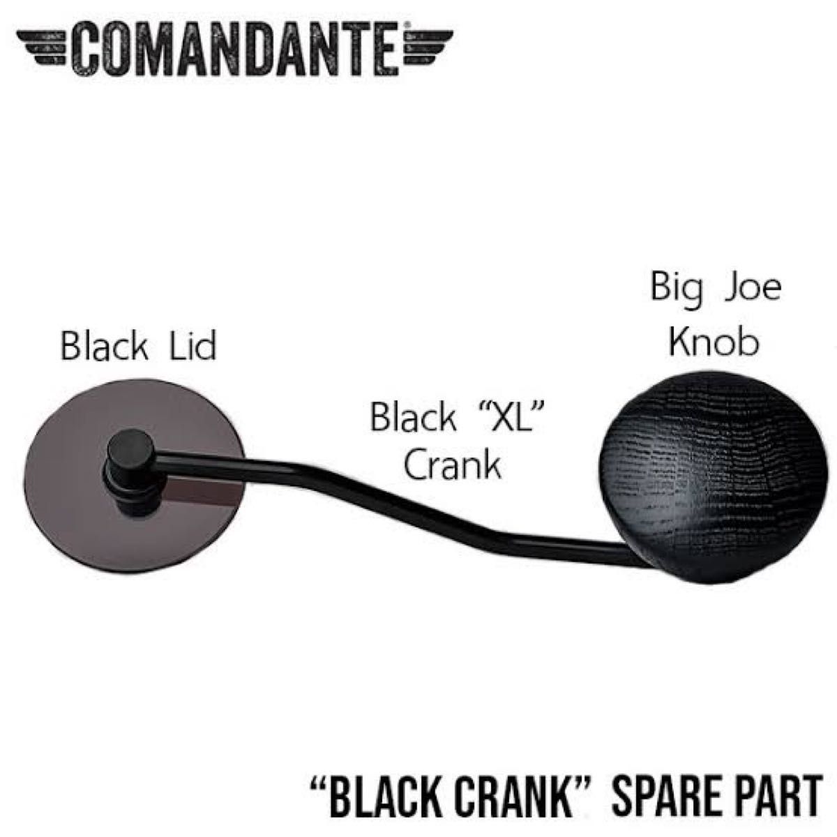 コマンダンテ Comandante XL Crank Black|PayPayフリマ