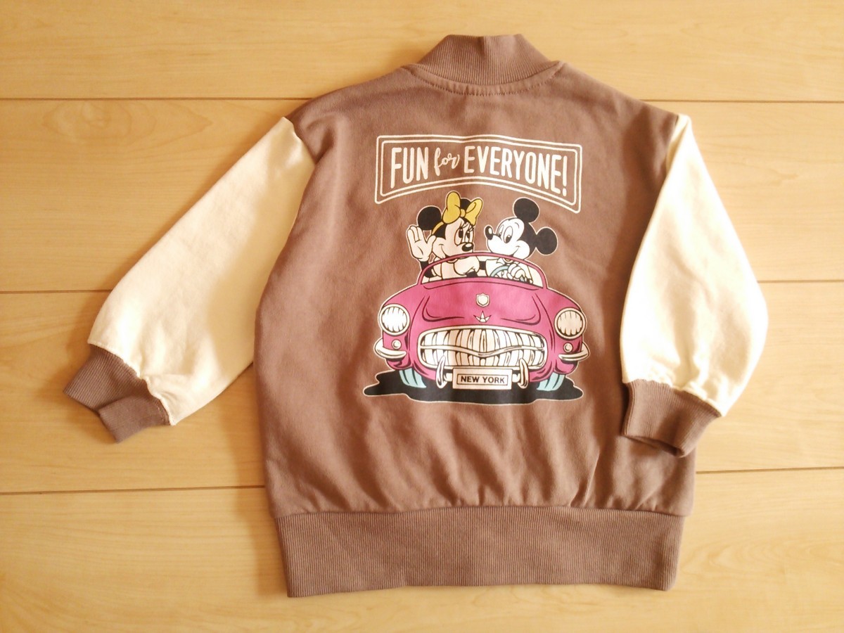 子供服ミッキーミニー新品ジャンパー*送料無料キッズ*未使用Disney*ブルゾン上着ディズニー