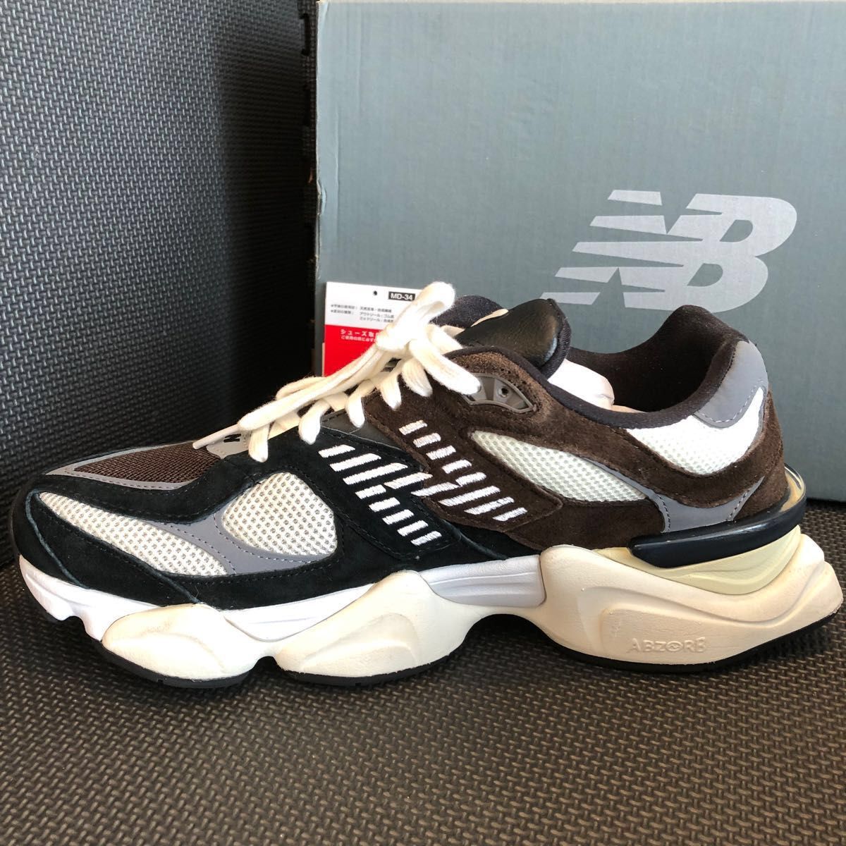 new balance UBRN ダークブラウンスエード  5cm 美品