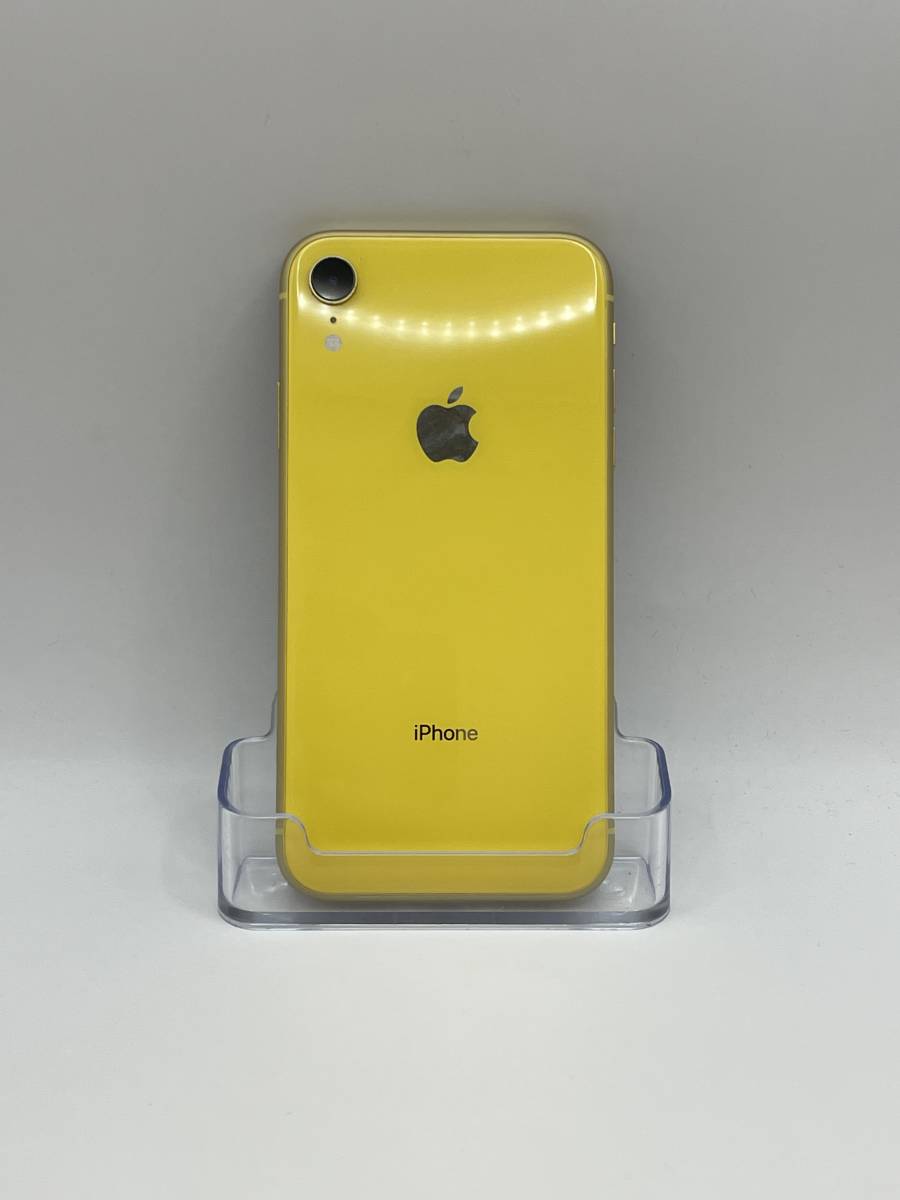 （KT050562）【爆速発送・土日発送可】Apple iPhone XR 利用制限 〇 イエロー 64GB １円スタート アイフォン au バッテリー容量：100％_画像5