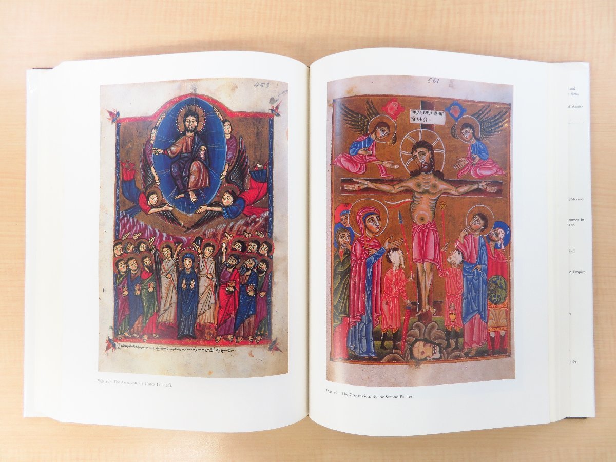 14世紀アルメニア装飾写本『Armenian Gospel Iconography The Tradition of the Glajor Gospel』キリスト教美術 彩色写本 イコン画集_画像9