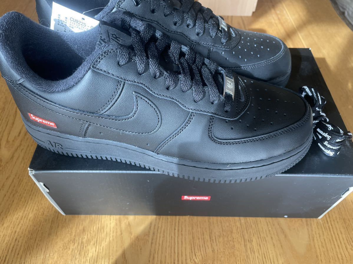 新品 supreme NIKE Air Force 1 Low BLACK / 8.5 / 26.5cm(26.5cm