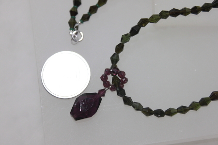  natural load light garnet, pendant necklace 