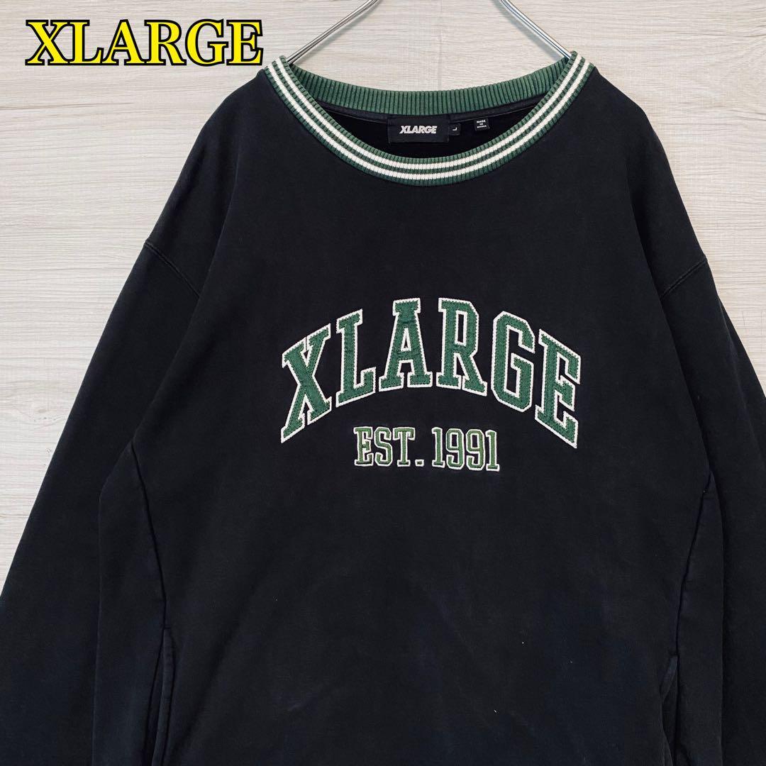 [ popular design ]XLARGE XLarge sweat L size Lynn ga- arch Logo popular color embroidery Logo center Logo big Logo 