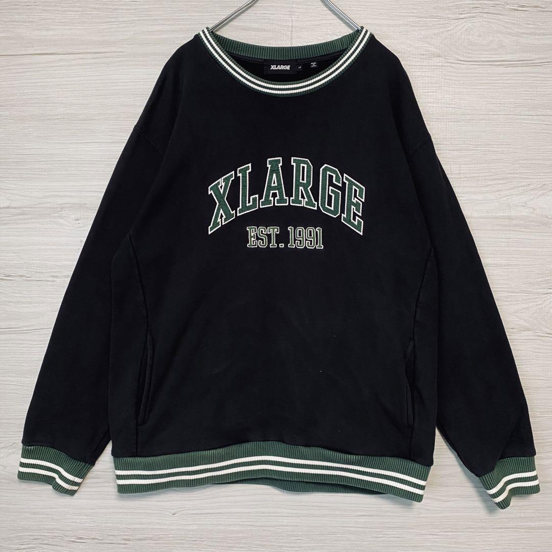 [ popular design ]XLARGE XLarge sweat L size Lynn ga- arch Logo popular color embroidery Logo center Logo big Logo 