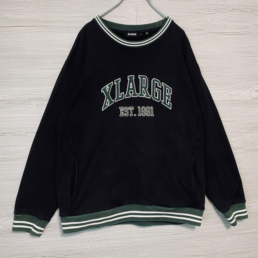 [ popular design ]XLARGE XLarge sweat L size Lynn ga- arch Logo popular color embroidery Logo center Logo big Logo 