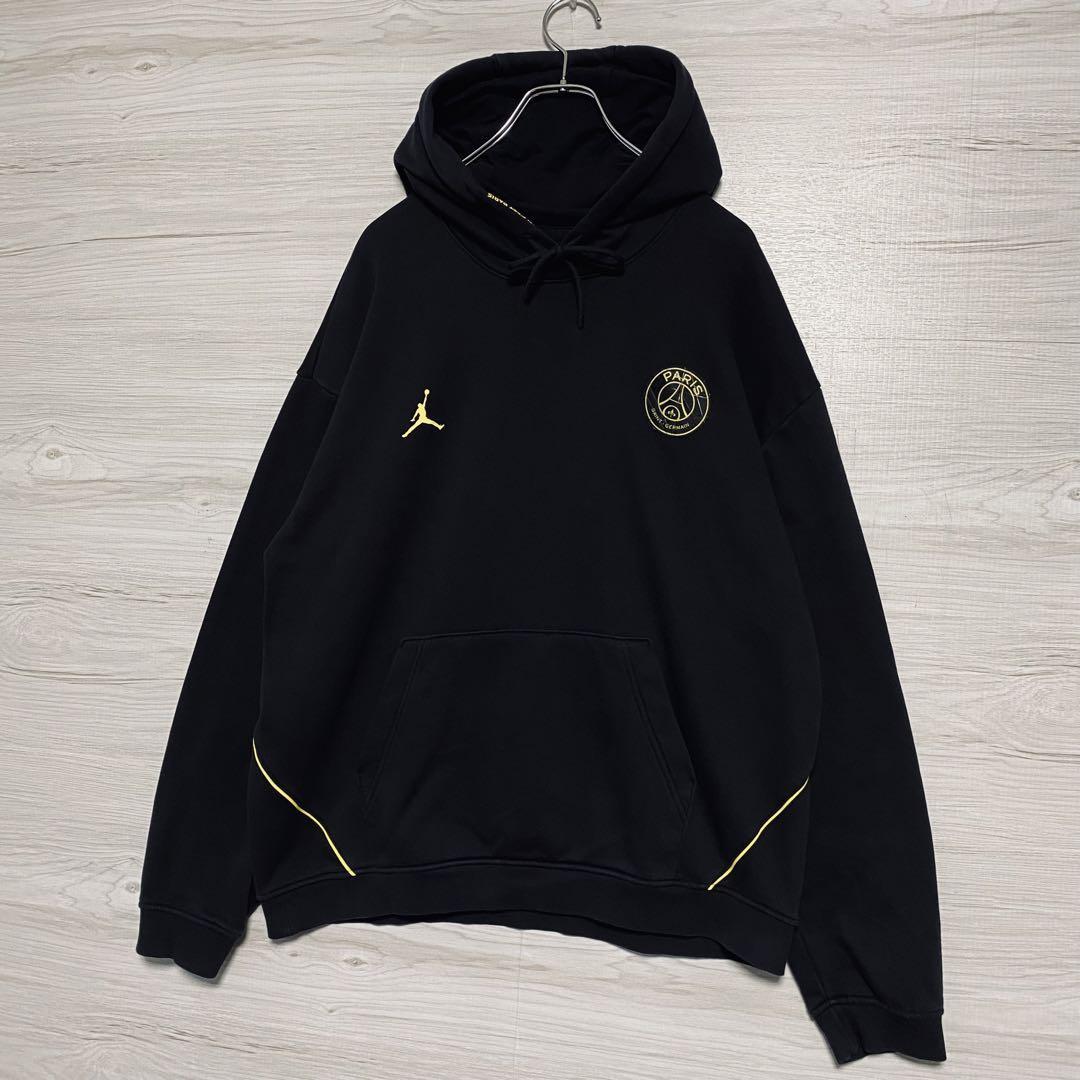 【完売モデル】NIKE ナイキ パリサンジェルマン　ジョーダン　パーカー　XLサイズ　バックプリント　ビッグロゴ　PSG ストリート　即完売