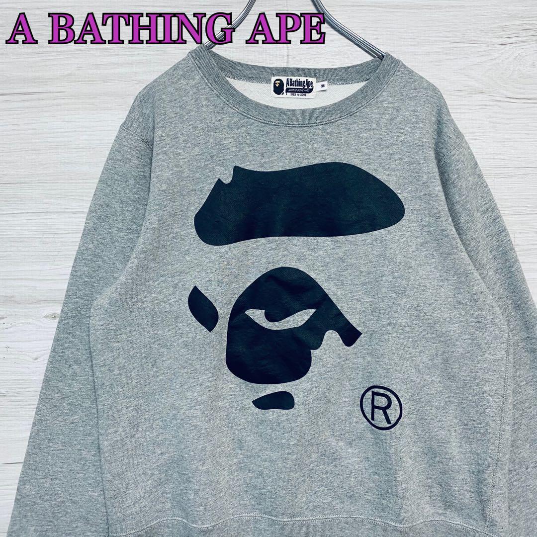 希少デザイン】A BATHING APE アベイシングエイプ スウェット