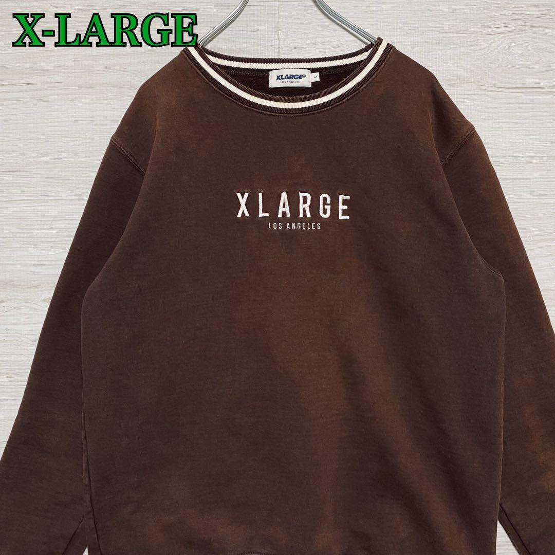 人気デザイン】XLARGE エクストララージ スウェット Lサイズ リンガー