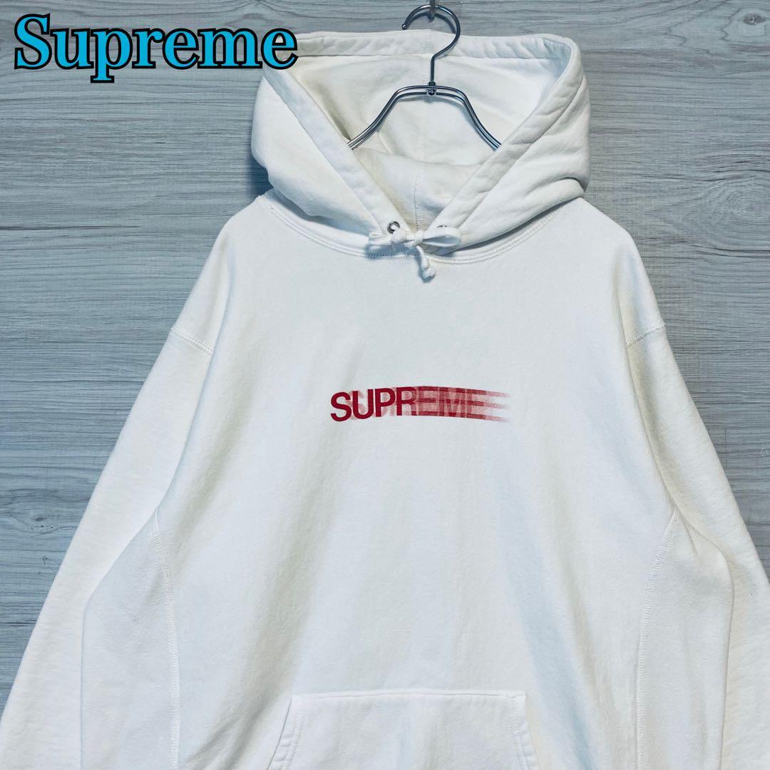 人気デザイン】Supreme シュプリーム パーカー Lサイズ モーションロゴ