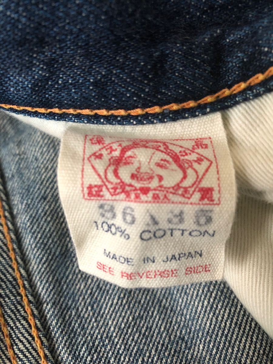 EVISU エヴィス LOT 2000 No 2 ビッグカモメ 大黒 36×35 EVISU エヴィス LOT 2000 No 2 ビッグカモメ 大黒 36×35