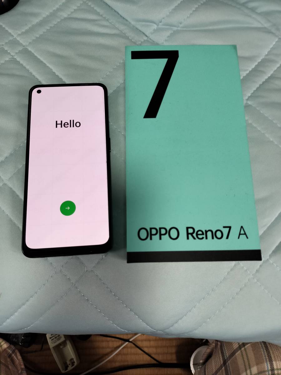 人気の雑貨がズラリ！ A Reno7 oppo 美品 6.4インチ スターリー