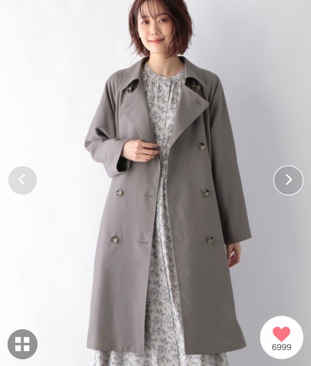 超美品 本田翼着用 グローバルワーク エアかる撥水トレンチ 超美品 本田翼着用 グローバルワーク エアかる撥水トレンチ