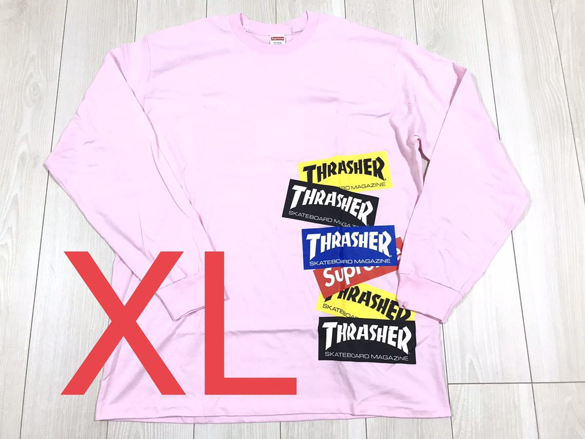 Supreme/Thrasher Multi Logo L/S Tee XL 正規品