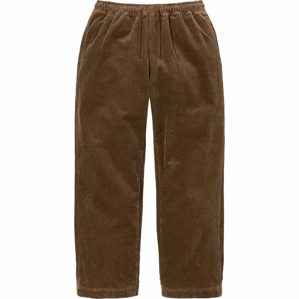 送料無料 M 茶 Supreme Corduroy Skate Pant Brown シュプリーム コーデュロイ スケートパンツ イージーパンツ ブラウン 23FW 新品未使用_画像2