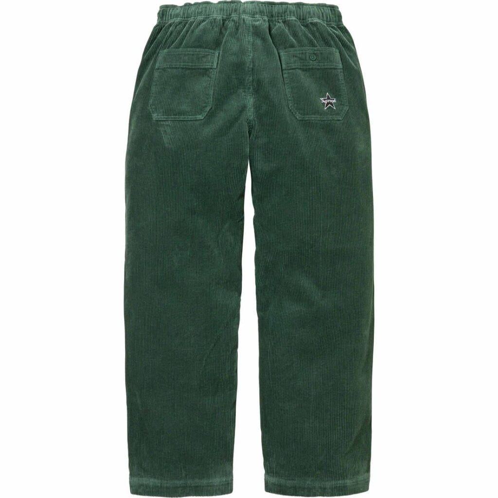 送料無料 M 緑 Supreme Corduroy Skate Pant Green シュプリーム コーデュロイ スケートパンツ イージーパンツ グリーン 23FW 新品未使用_画像1