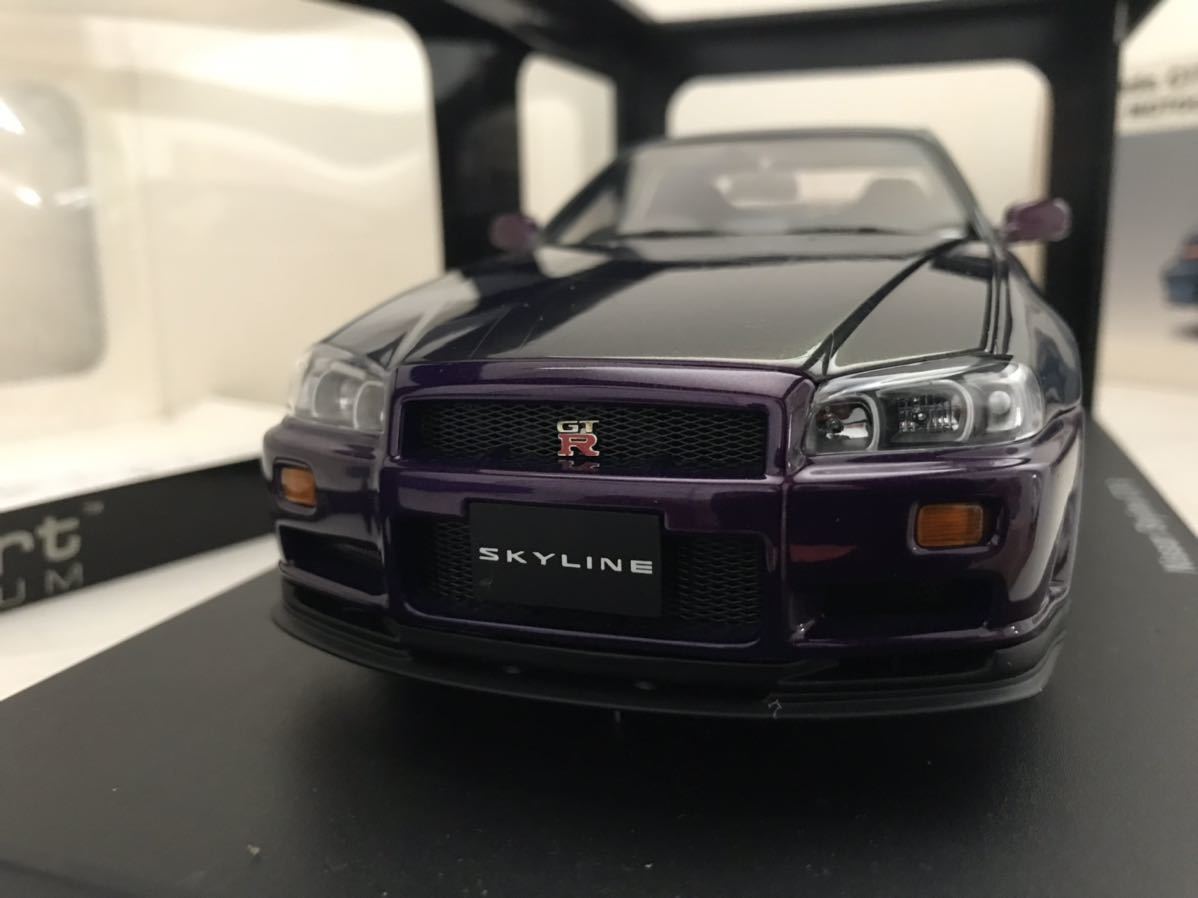 1/18 オートアート Autoart 日産　スカイライン GTR R34 V-Spec _画像3